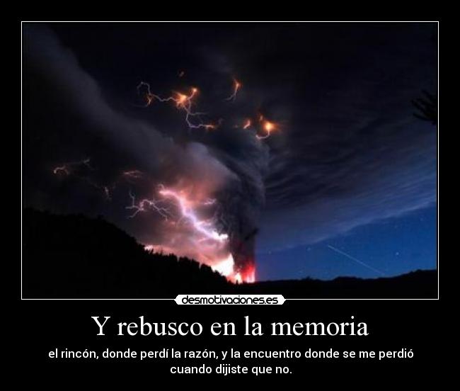 Y rebusco en la memoria - 