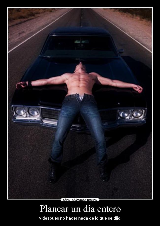 Planear un día entero - 