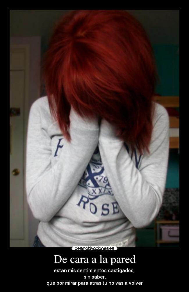 De cara a la pared - 