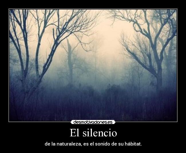 El silencio -