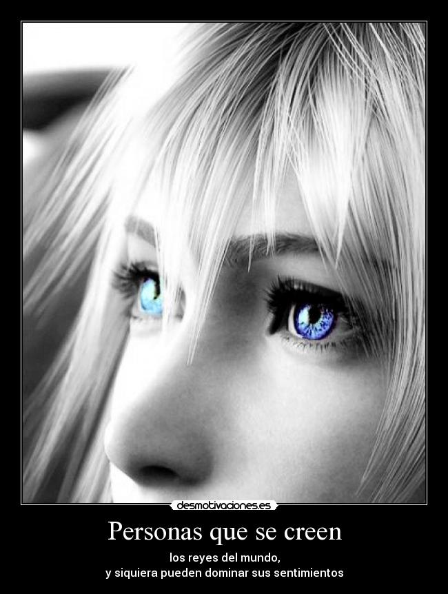 Personas que se creen -