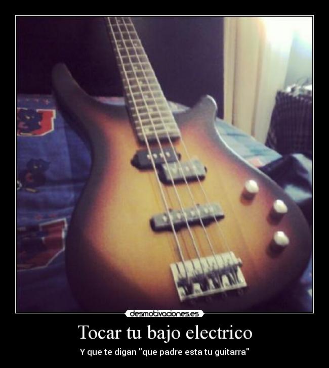 Tocar tu bajo electrico -
