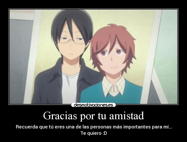 Gracias por tu amistad - 