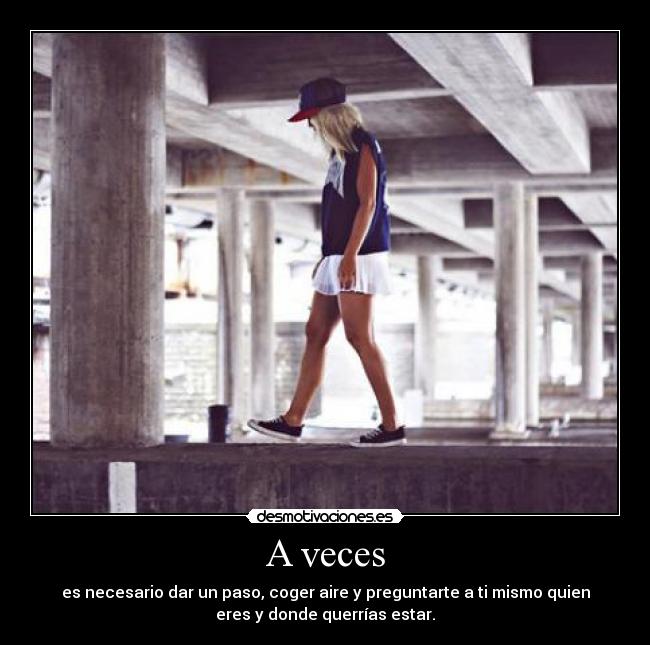 A veces -