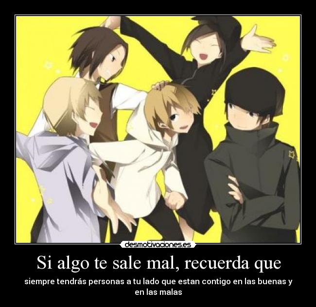 carteles durarara anime erika walker kida kadota togusa desmotivaciones