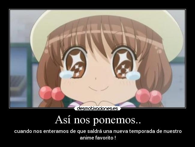 carteles yumeiro patissiere anime ichigo chica trenza nueva temporada nuestro anime favorito desmotivaciones