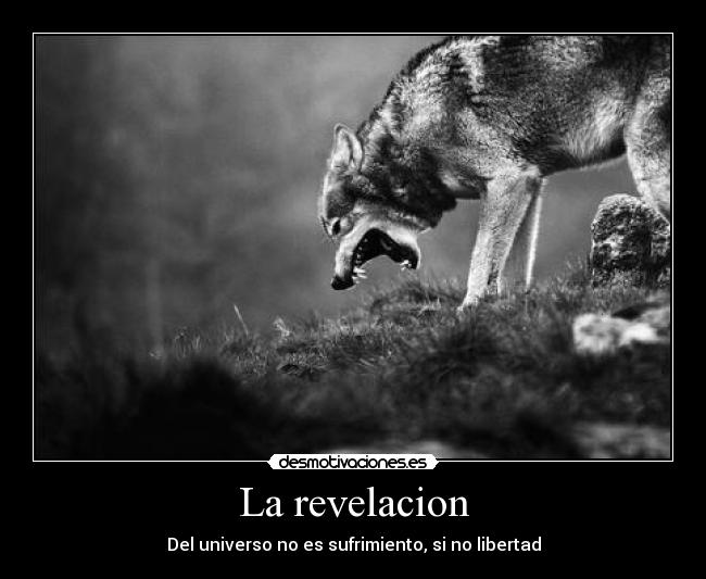 La revelacion - Del universo no es sufrimiento, si no libertad