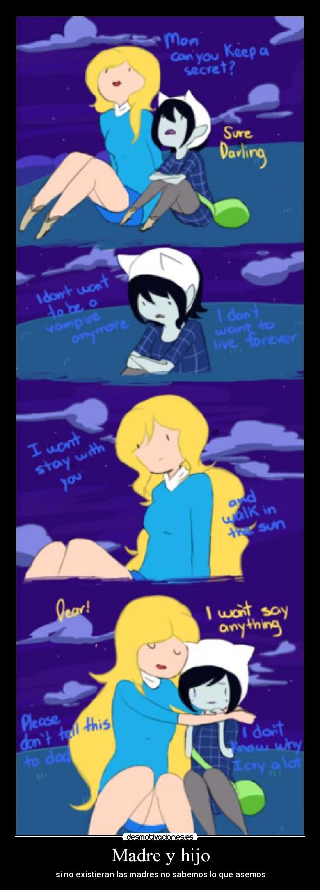 Madre y hijo - si no existieran las madres no sabemos lo que asemos