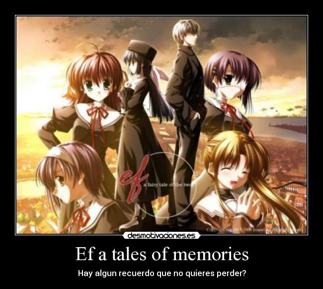 Ef a tales of memories - Hay algun recuerdo que no quieres perder?