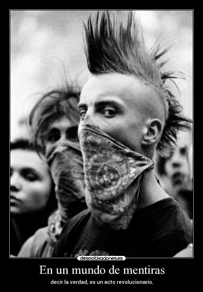 carteles mundo mundo mentiras desmotivaciones