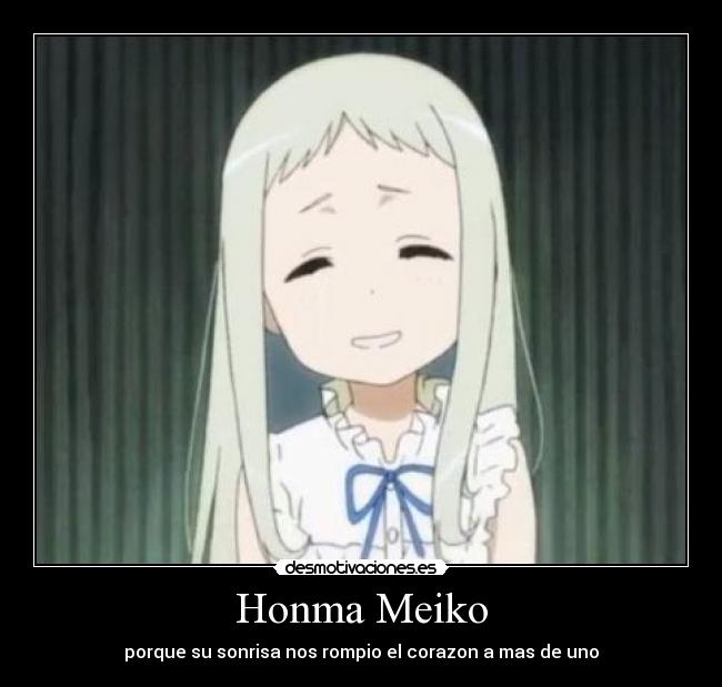 Honma Meiko - porque su sonrisa nos rompio el corazon a mas de uno