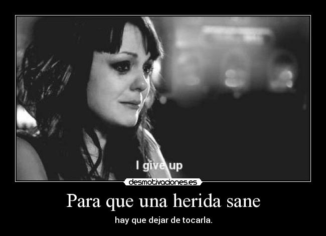 Para que una herida sane - 