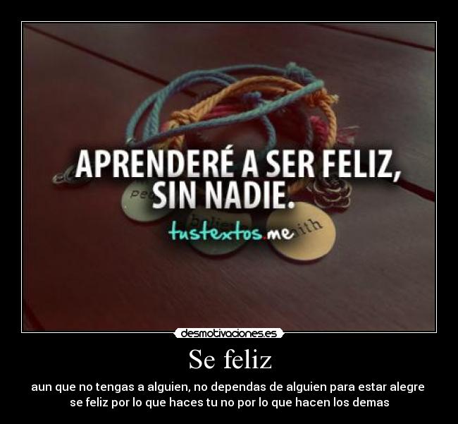 Se feliz -