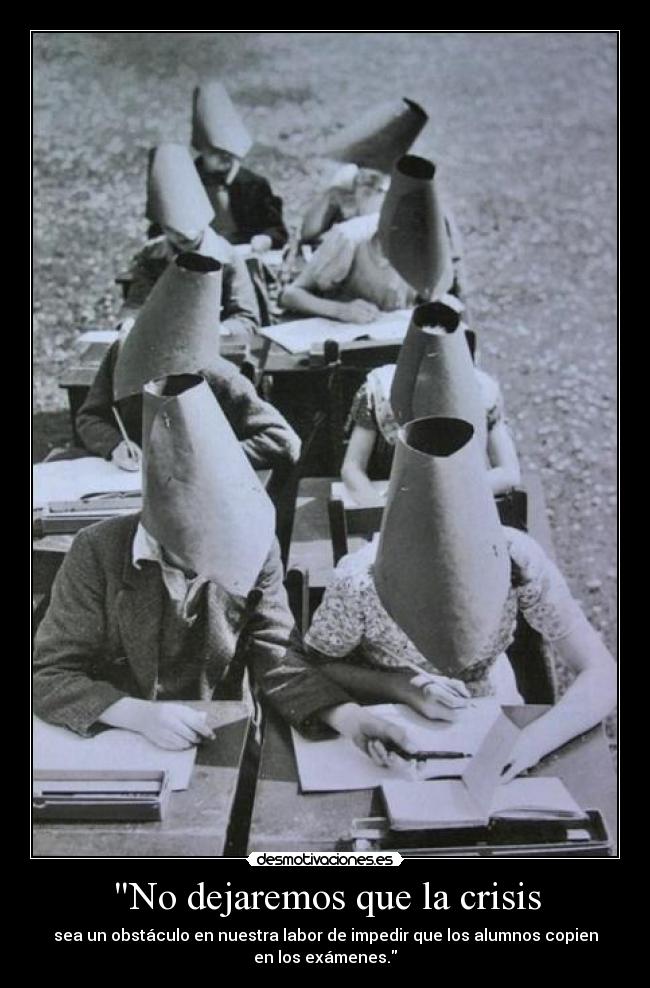 No dejaremos que la crisis -