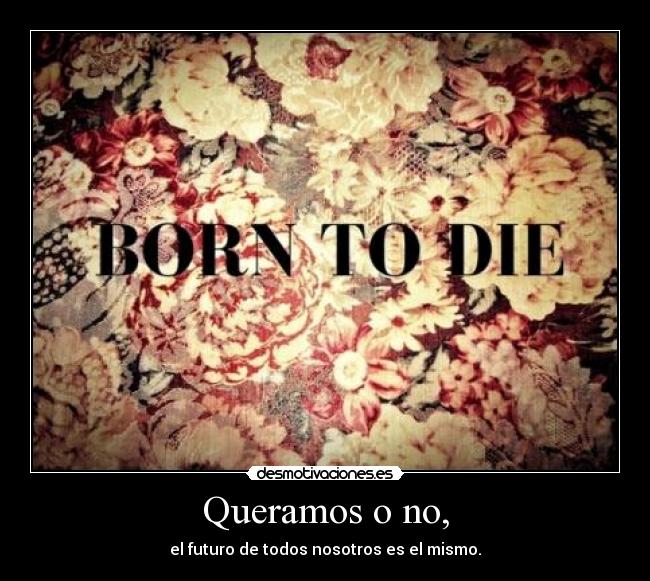 carteles born die desmotivaciones