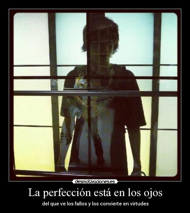 La perfección está en los ojos - 