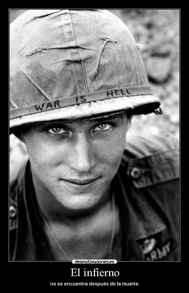 carteles mymyselfandi guerra infierno desmotivaciones