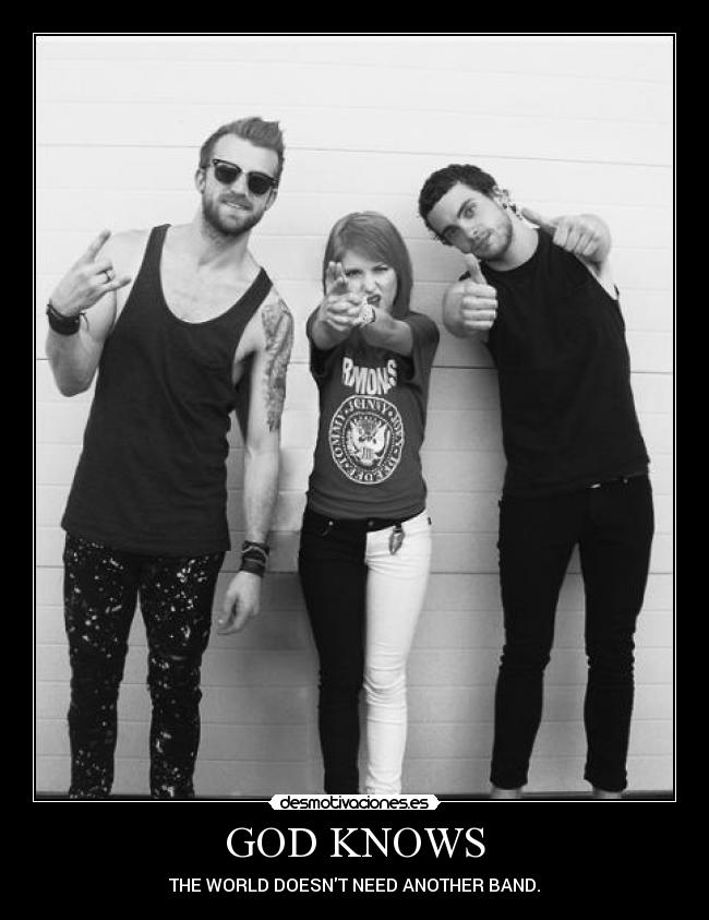 carteles swag123 paramore desmotivaciones