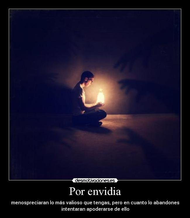 Por envidia -
