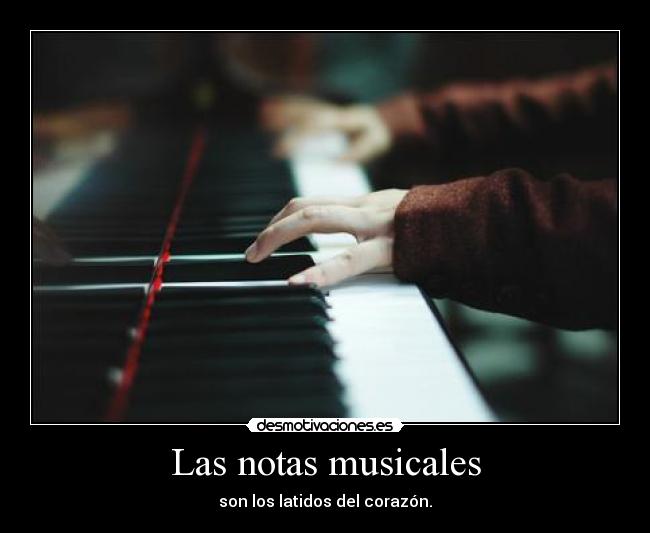 Las notas musicales - 