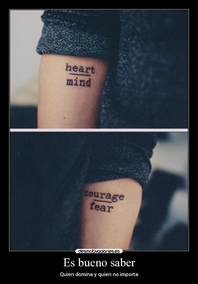 Es bueno saber - Quien domina y quien no importa