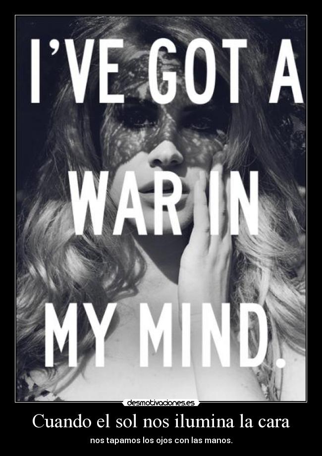 Cuando el sol nos ilumina la cara - 