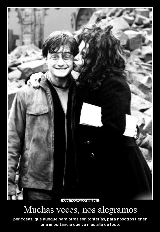 Muchas veces, nos alegramos -