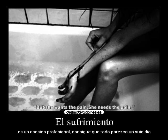 El sufrimiento -