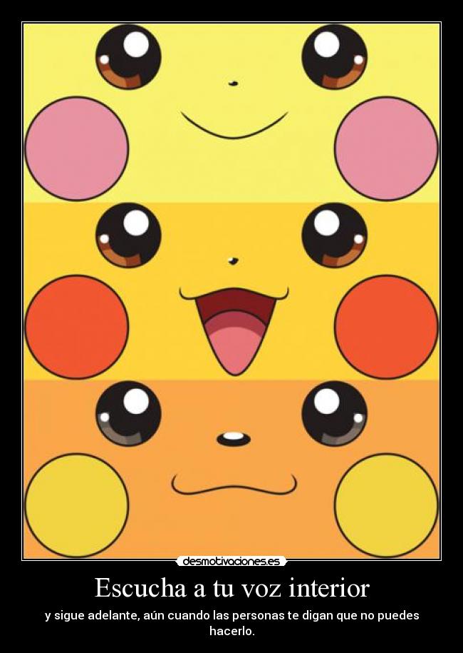 Escucha a tu voz interior - 