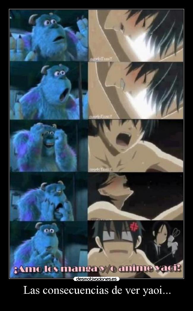 Las consecuencias de ver yaoi... -