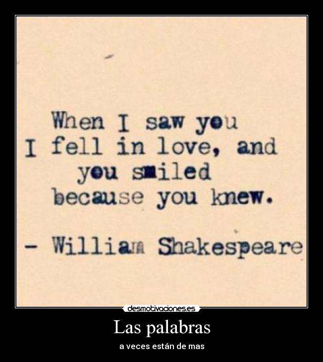 Las palabras -