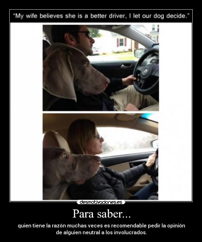 Para saber... -