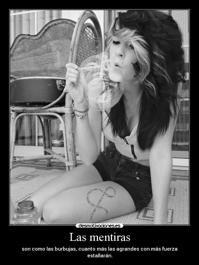 Las mentiras -