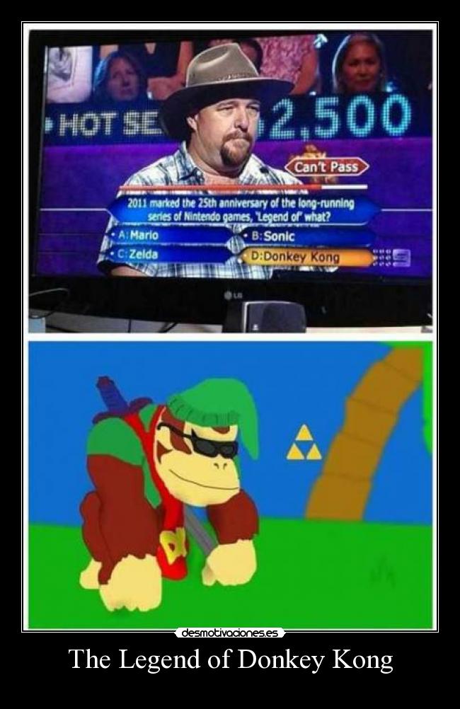 carteles anime video game the legend donkey kong desmotivaciones