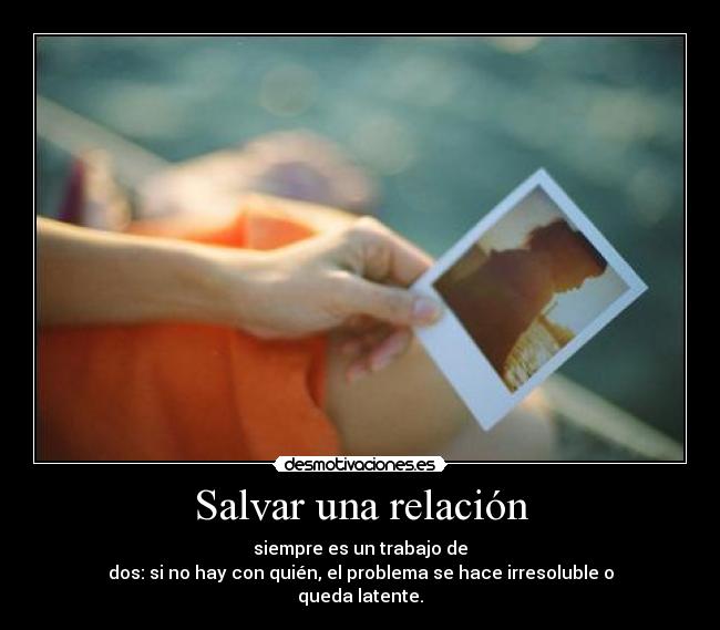 Salvar una relación - 
