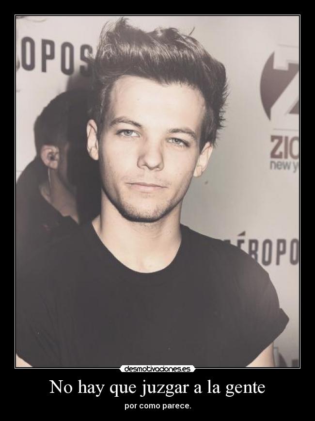 No hay que juzgar a la gente - 