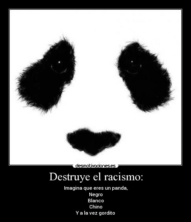 Destruye el racismo: - 