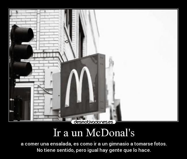 Ir a un McDonals -