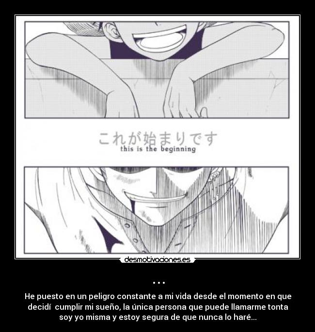 carteles zoro luffy frase modif desmotivaciones