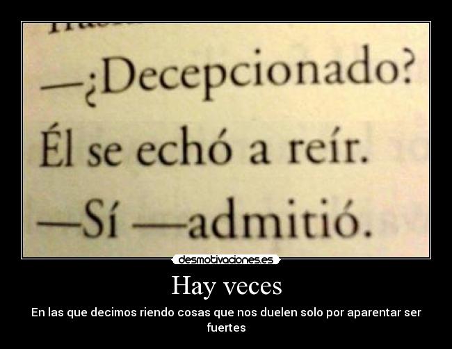 Hay veces - 