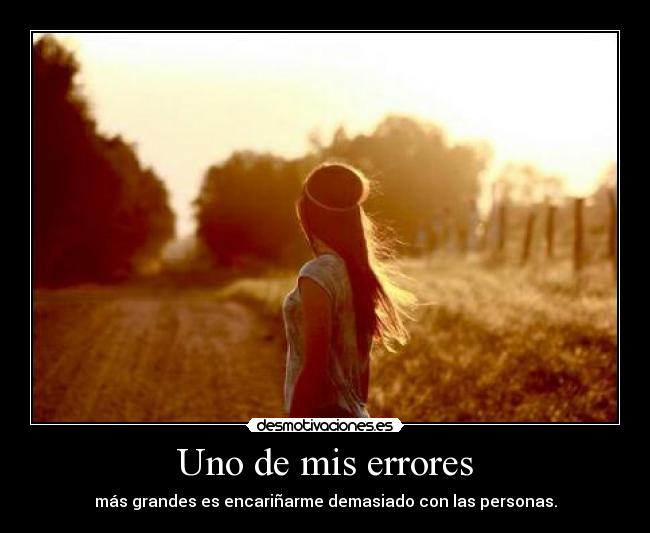 Uno de mis errores -