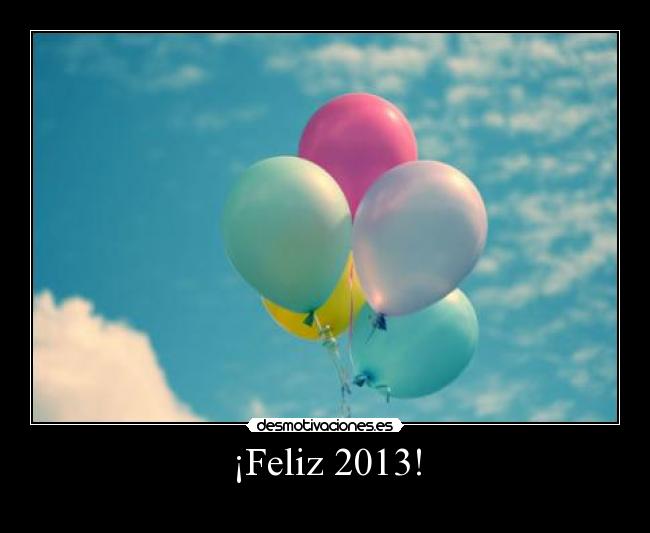 ¡Feliz 2013! -