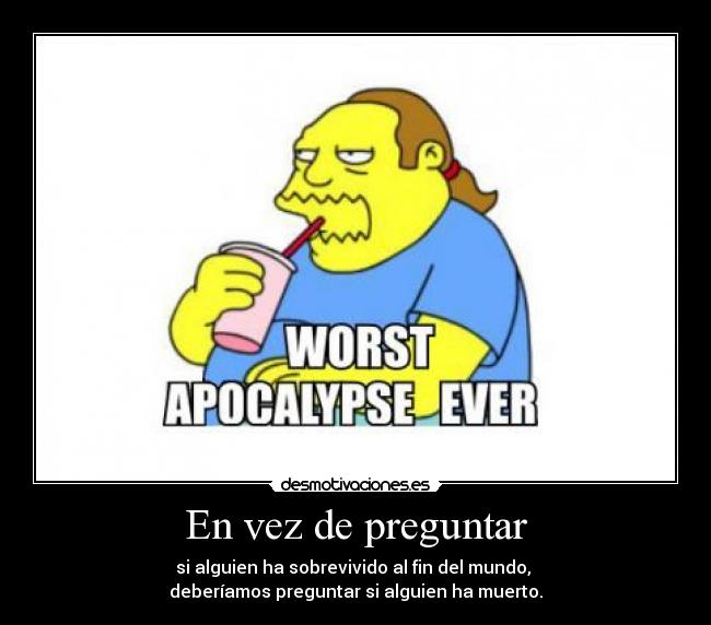 En vez de preguntar -