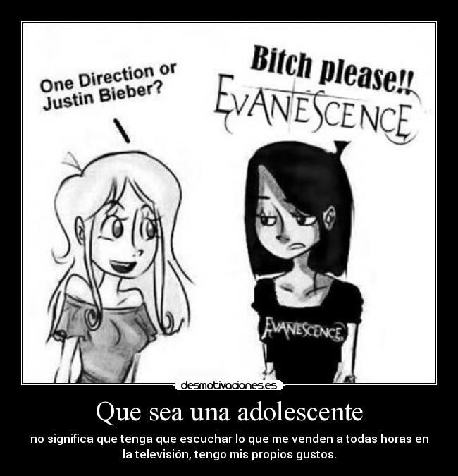 Que sea una adolescente - 