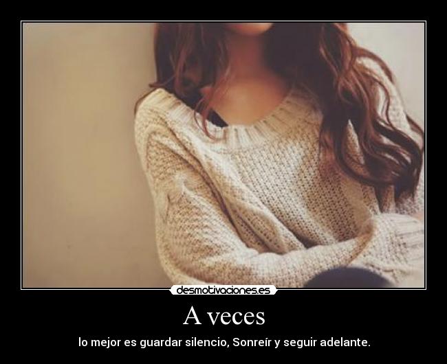 A veces -