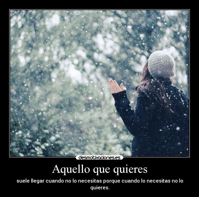 Aquello que quieres - 