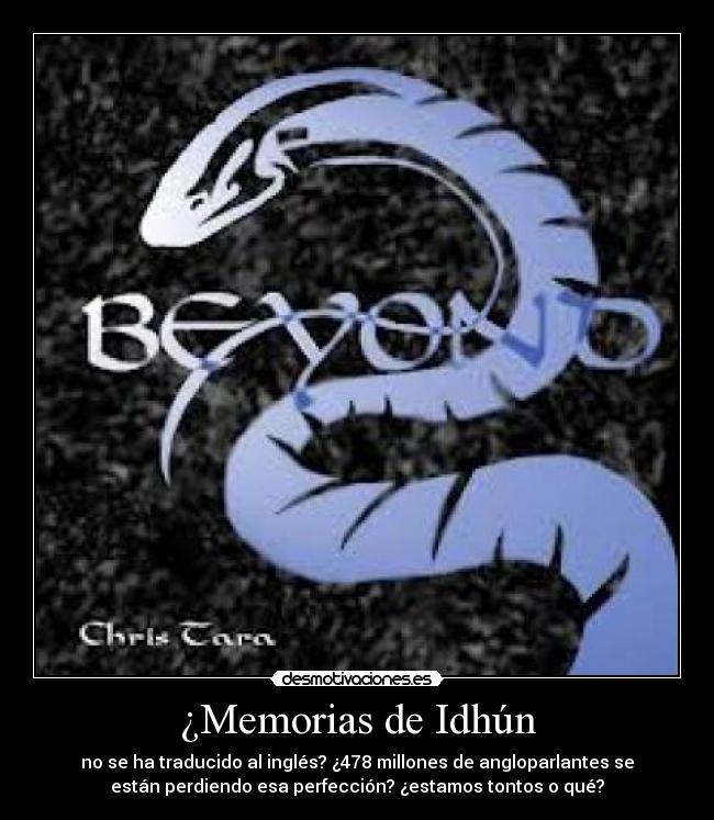 ¿Memorias de Idhún -