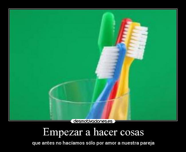 Empezar a hacer cosas - 