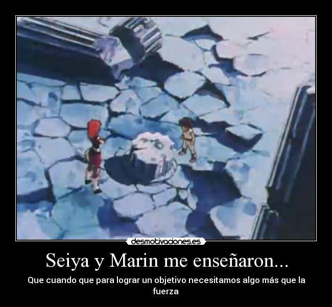 carteles saint seiya desmotivaciones