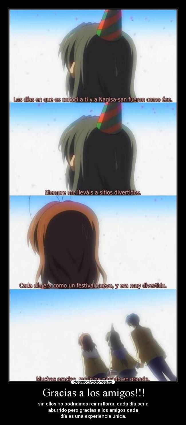 Gracias a los amigos!!! - 